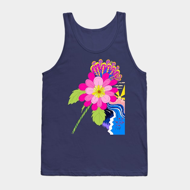 MorningBlooms Tank Top by ptowndanig